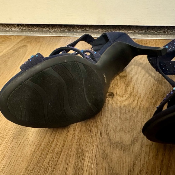 Blue Rhinestone Heels - Picture 6 of 10